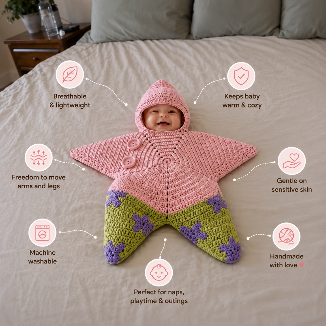 Star Swaddle Suit