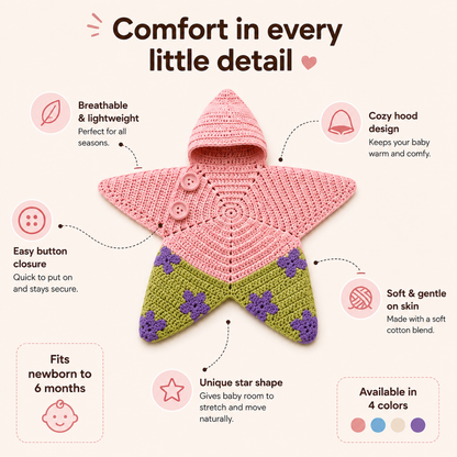 Star Swaddle Suit