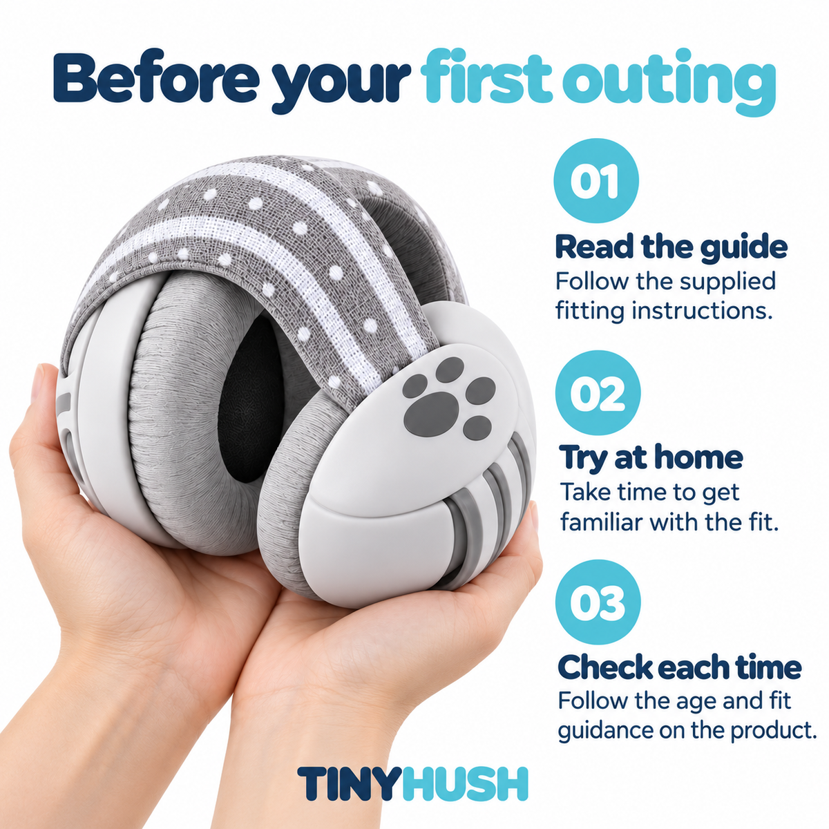TinyHush Baby Ear Muffs